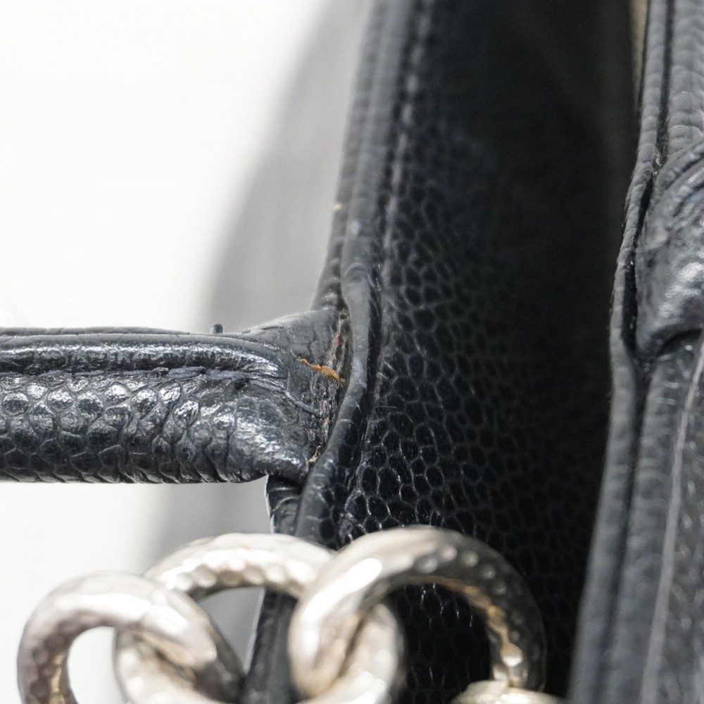 Chanel Reissue Tote Bag, Caviar Skin, Black, Women's - Picture 10 of 12